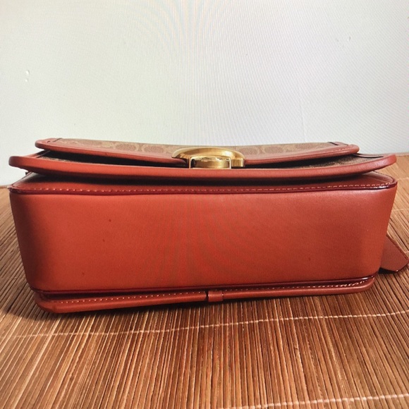 Coach Studio Shoulder Bag In Signature Canvas Brass/Tan/Rust - Picture 5 of 6